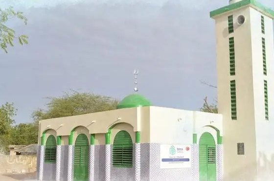 A mosque built by IHYA Charity